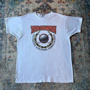 Vintage Pathetic Golfers Association Tour Champion T-shirt Size XL